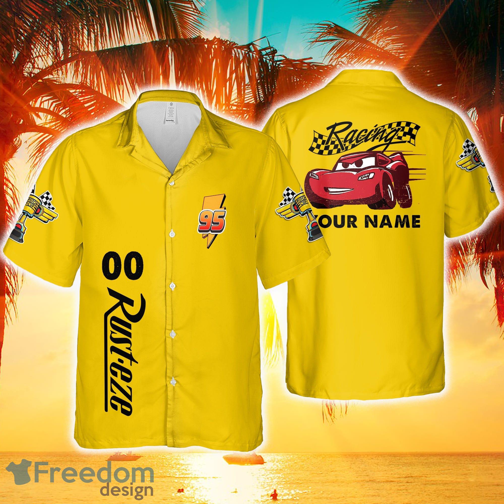 Custom Number And Name Lightning Mcqueen 95 Yellow Red Black