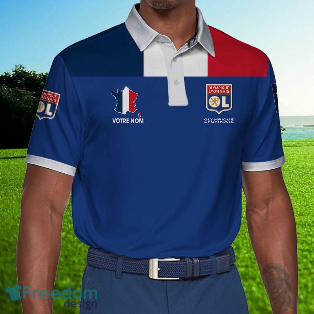 Ligue 1 Custom Name PSG Logo Gofl Polo Shirt For Fans - Freedomdesign