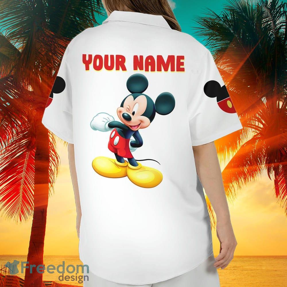 Mickey Mouse Cartoon Custom Name And Number Baseball Jersey Shirt