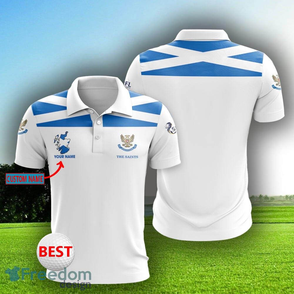 Custom Name SPFL St Johnstone FC Logo Golf Polo Shirt For Men And Women -  Freedomdesign