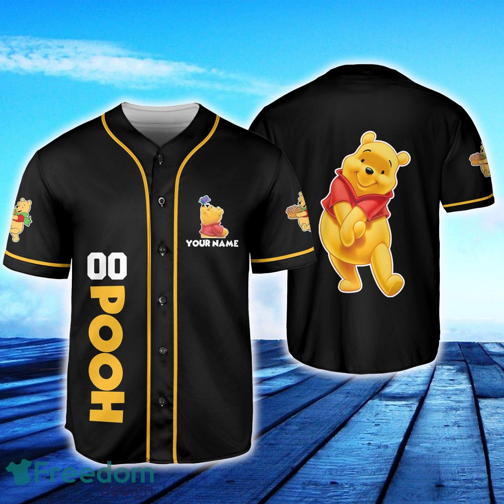 Winnie The Pooh Disney Character Personalized Baseball Jersey