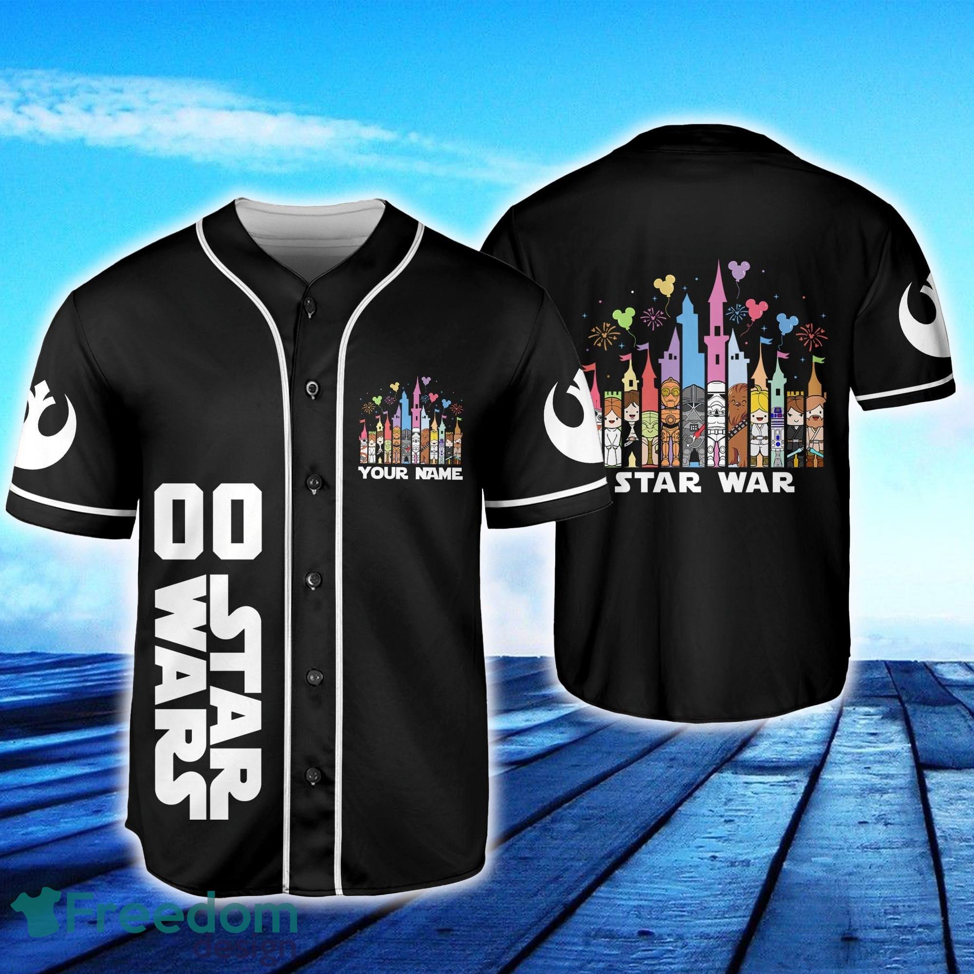 Custom Number And Name Star War Team Baseball Jersey Disney Men And Women  Gift For Fans - Freedomdesign