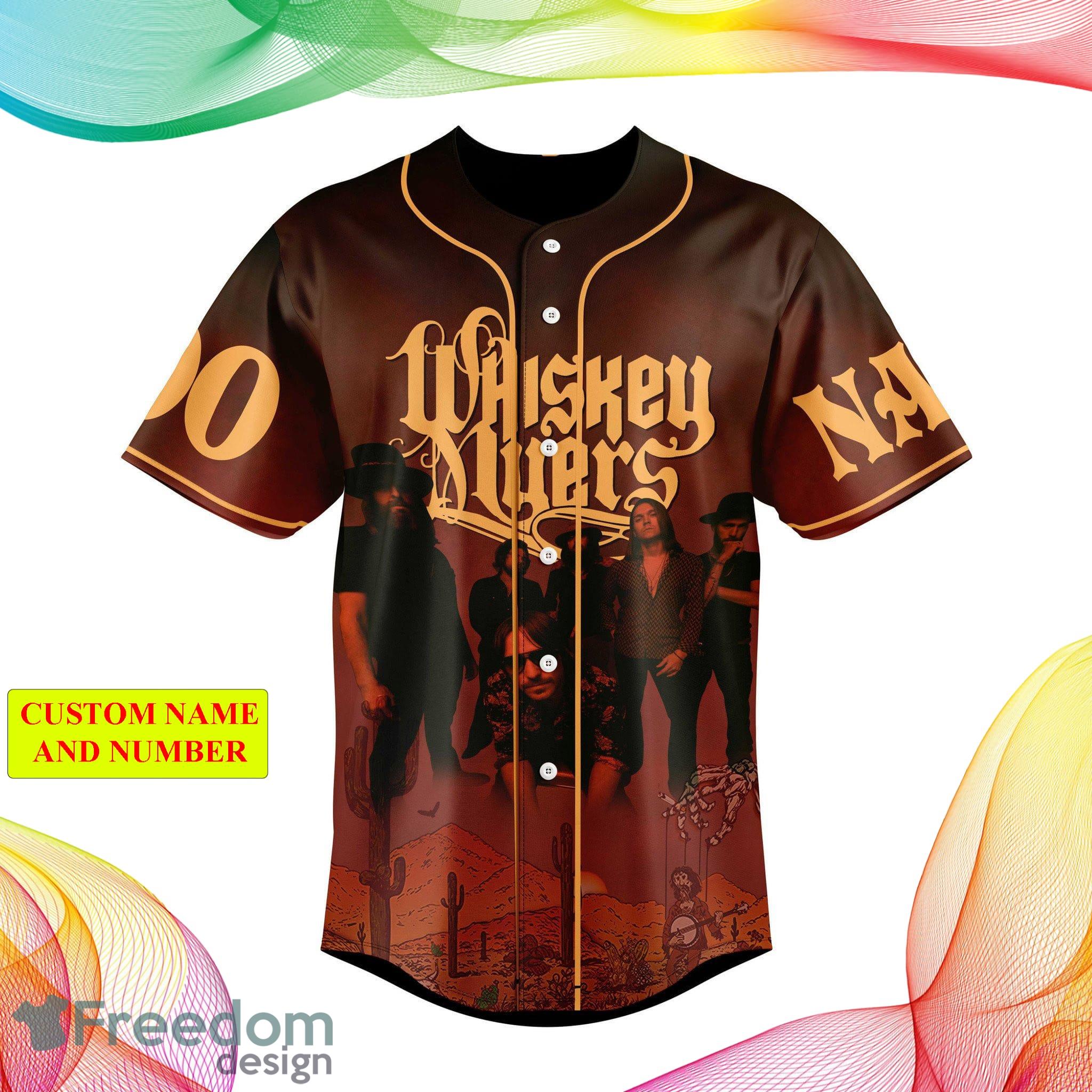 Custom Number And Name Whiskey Myers 2023 Tour Style Baseball
