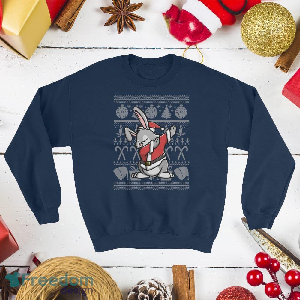 Bad Bunny Ugly Christmas Sweater Funny Christmas Sweater Canvas Print