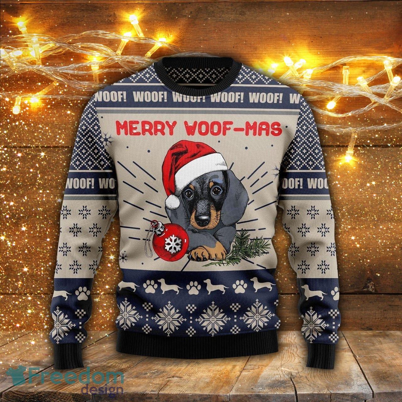 Mens dachshund christmas on sale jumper