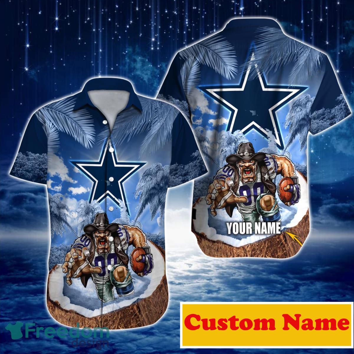 Dallas Cowboys NF Custom Name Hawaiian Shirt For Men And Women Immpressive  Gift For True Fans - Freedomdesign