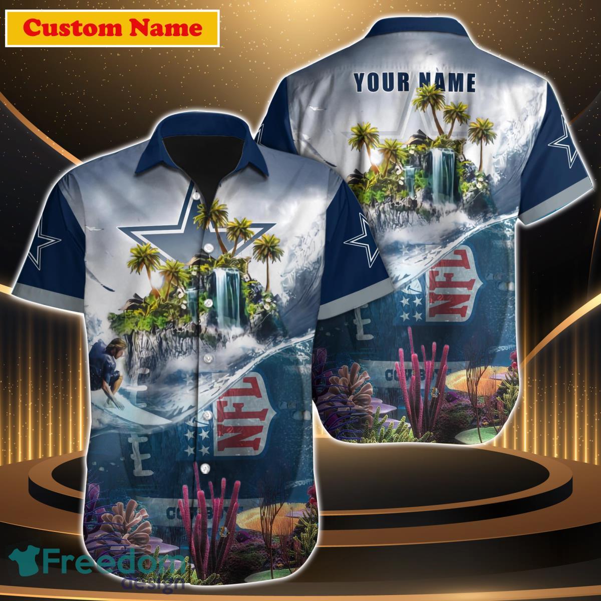 Dallas Cowboys NFL Custom Name Hawaiian Shirt For Men And Women Great Gift  For True Fans - Freedomdesign