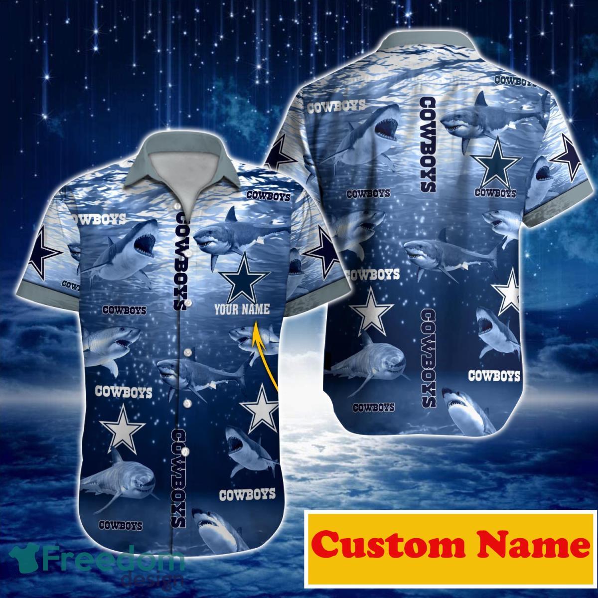 Dallas Cowboys Custom Name NFL Hawaiian Shirt And Shorts Gift For Men And  Women Fans - Banantees