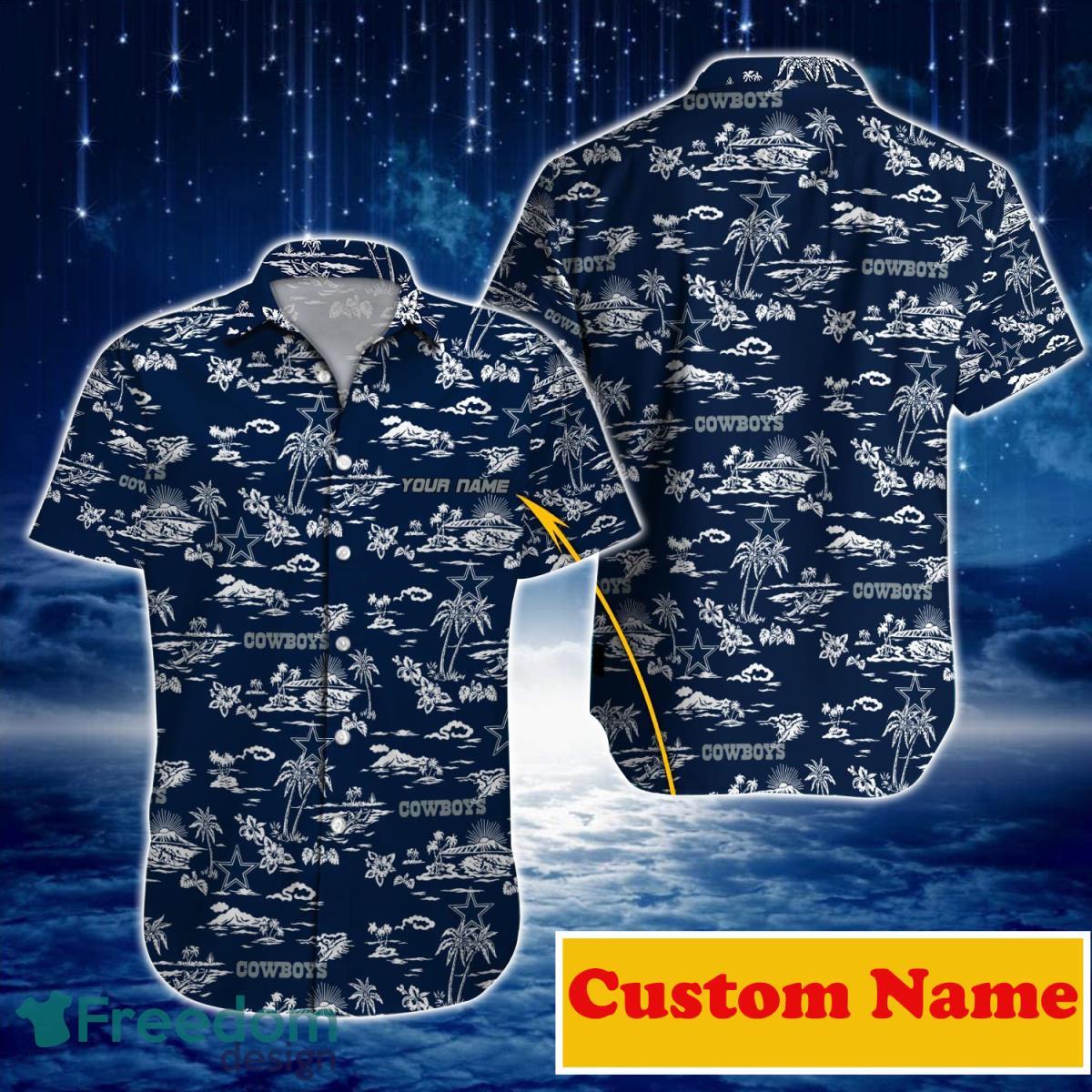 Dallas Cowboys Custom Name NFL Hawaiian Shirt And Shorts Gift For Men And  Women Fans - Banantees