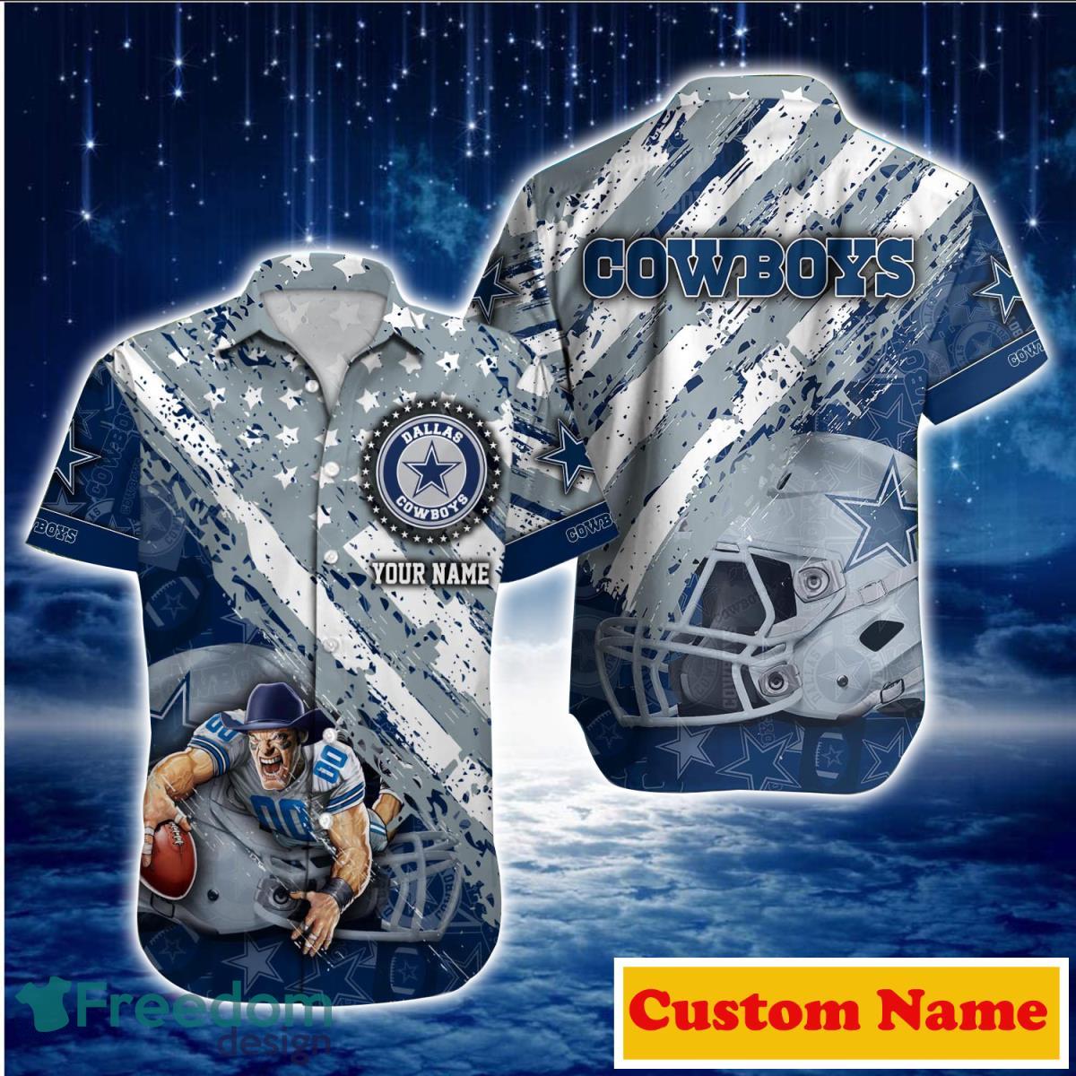 Dallas Cowboys Hawaiian Shirt For Grandparent New Dallas Cowboys  -  StirTshirt