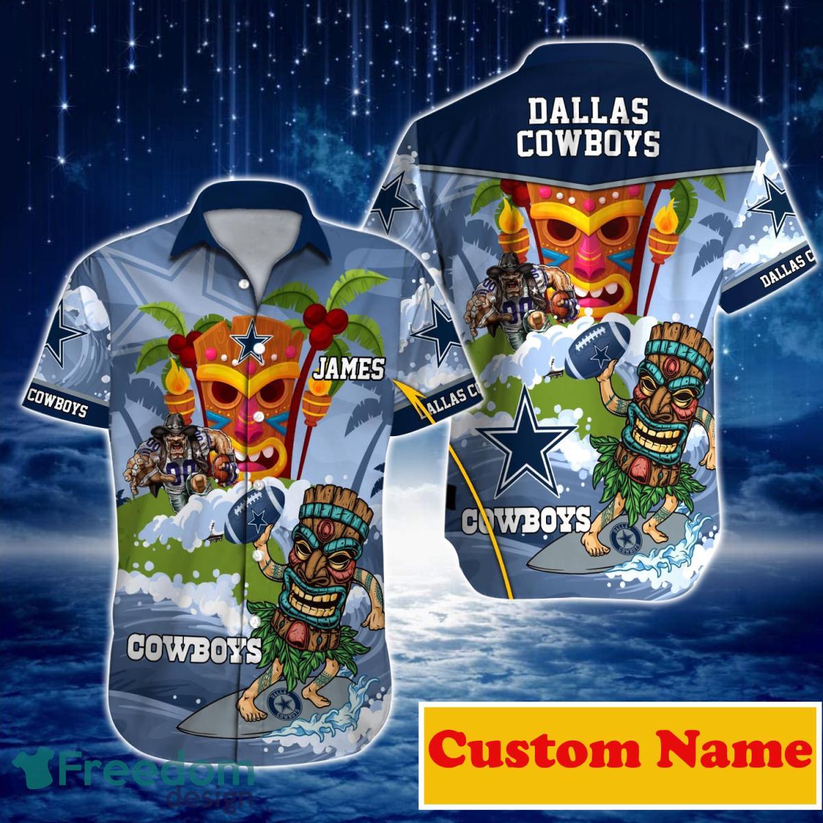 Dallas Cowboys NFL Custom Name Hawaiian Shirt For Men And Women Great Gift  For True Fans - Freedomdesign