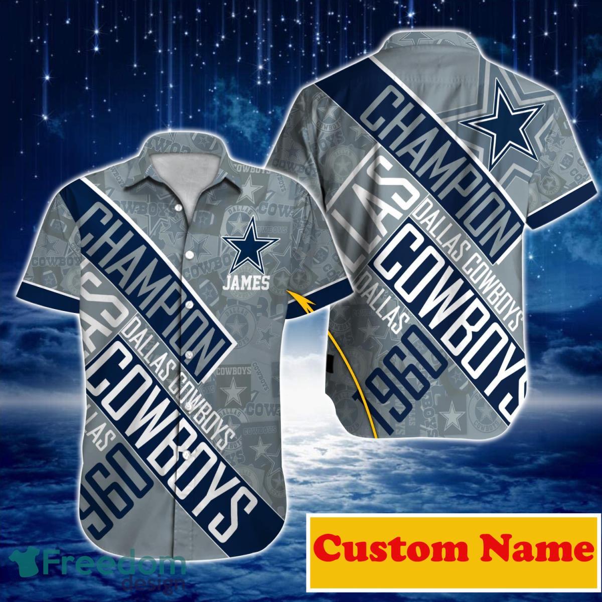 Dallas Cowboys NFL Custom Name Hawaiian Shirt For Men Women Gift For Real  Fans - Freedomdesign