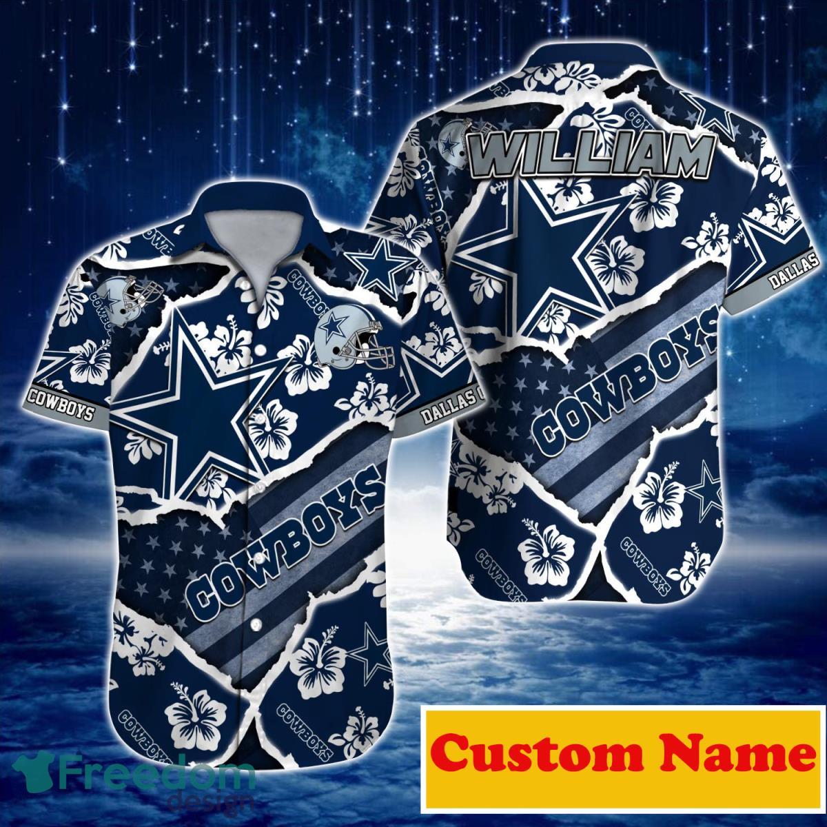 Dallas Cowboys NFL Custom Name Hawaiian Shirt For Men Women Unique Gift For Real Fans Product Photo 1