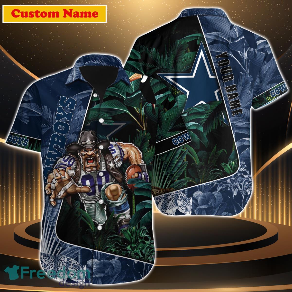 Dallas Cowboys NFL Custom Name Hawaiian Shirt For Men And Women Special  Gift For Fans - Freedomdesign