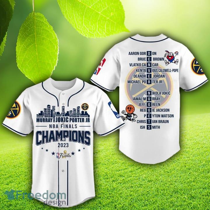 2023 Denver Nuggets Apparel Baseball Jersey Shirt - Banantees