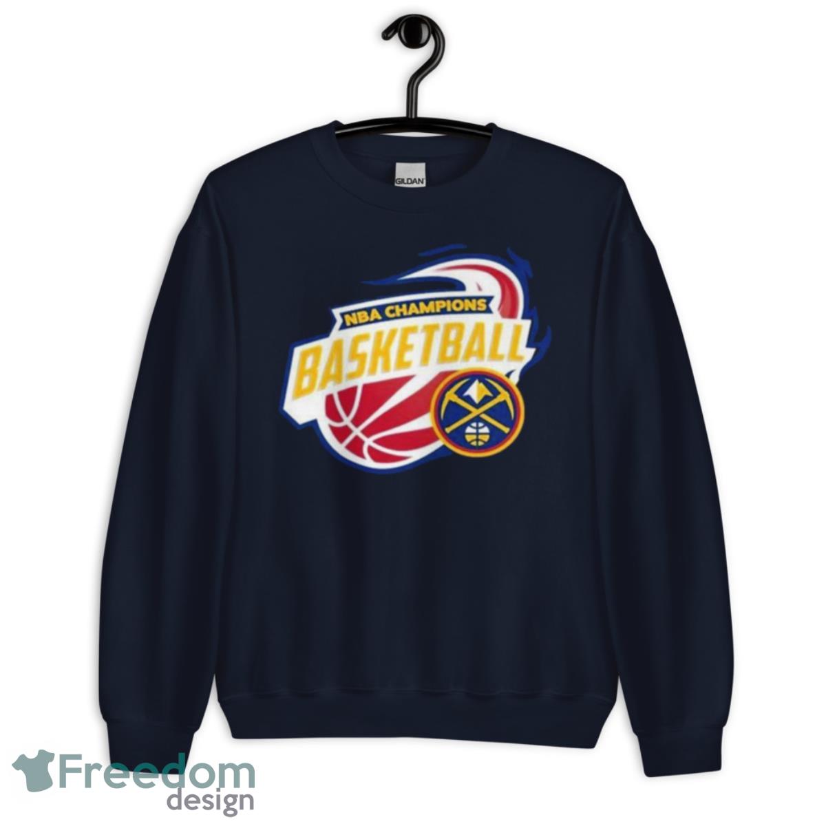Denver Nuggets NBA Champions Basketball Logo 2023 Shirt Product Photo 2