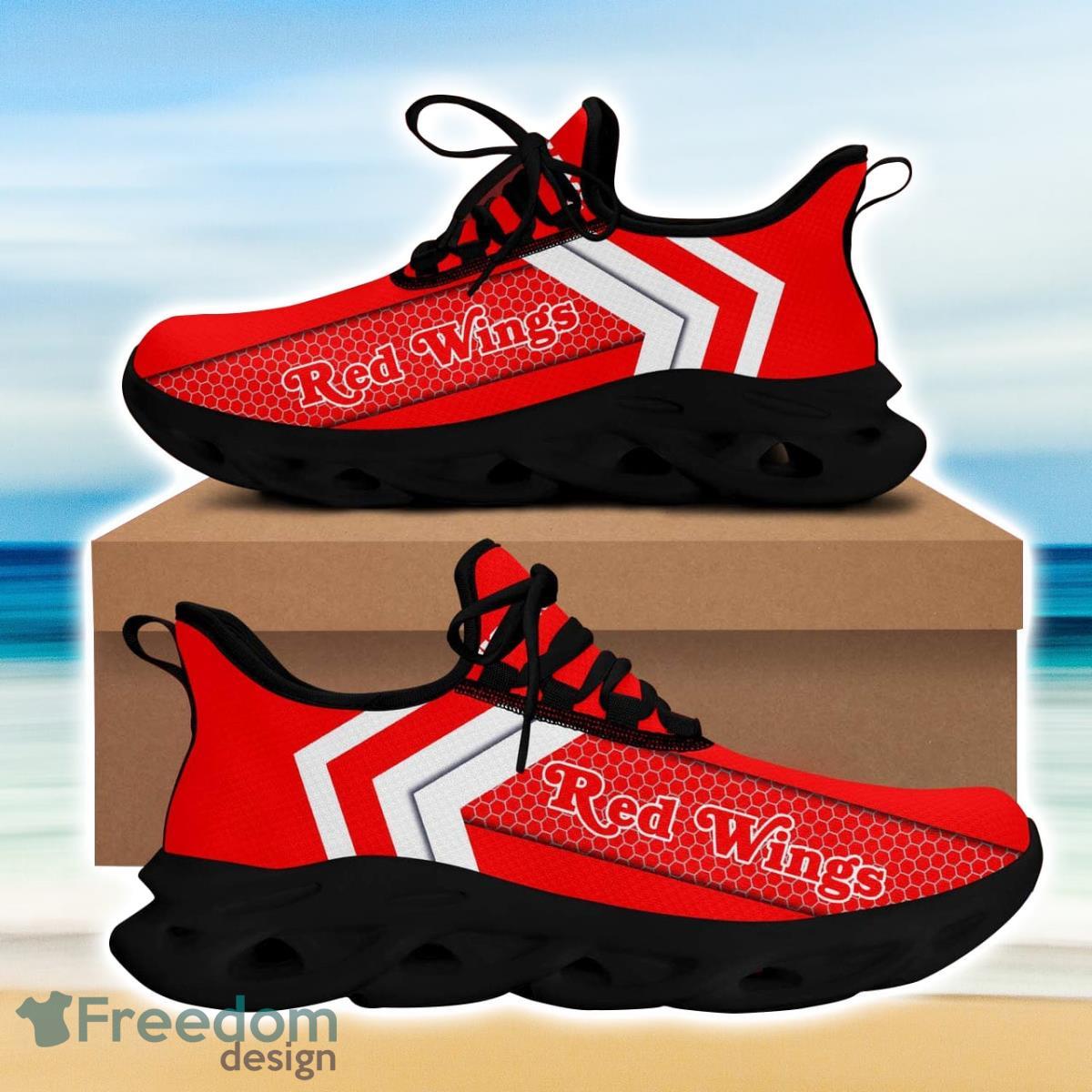 Detroit Hockey Red Wings Max Soul Sneakers Running Sport Shoes Custom Name Product Photo 1