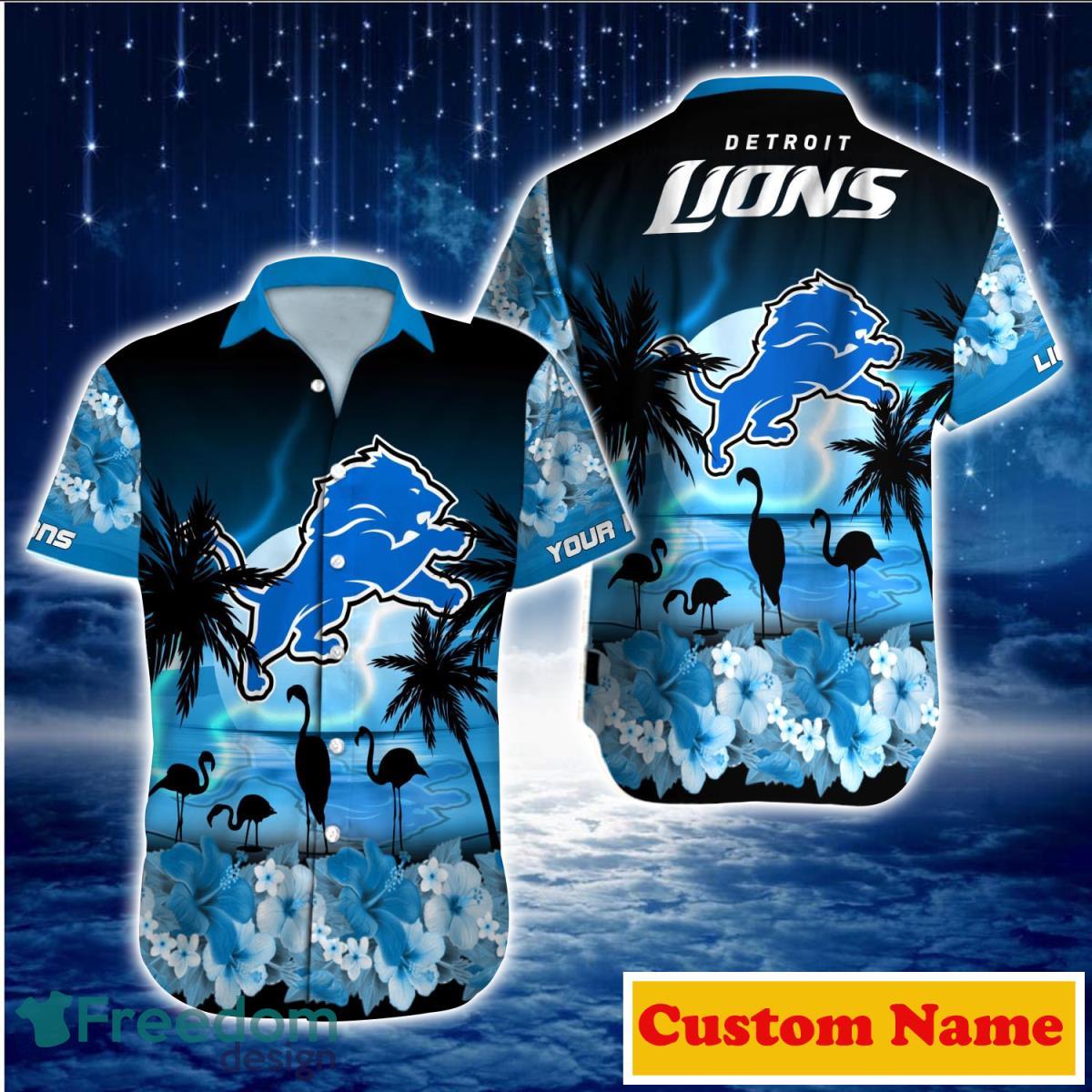 Detroit Lions Custom Name Baseball Jersey NFL Shirt Best Gift For Fans