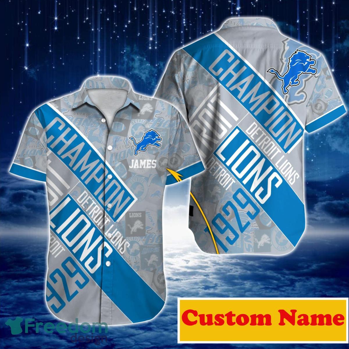 Detroit Lions Sport Hawaiian Shirt NFL Teams Gift For Men And