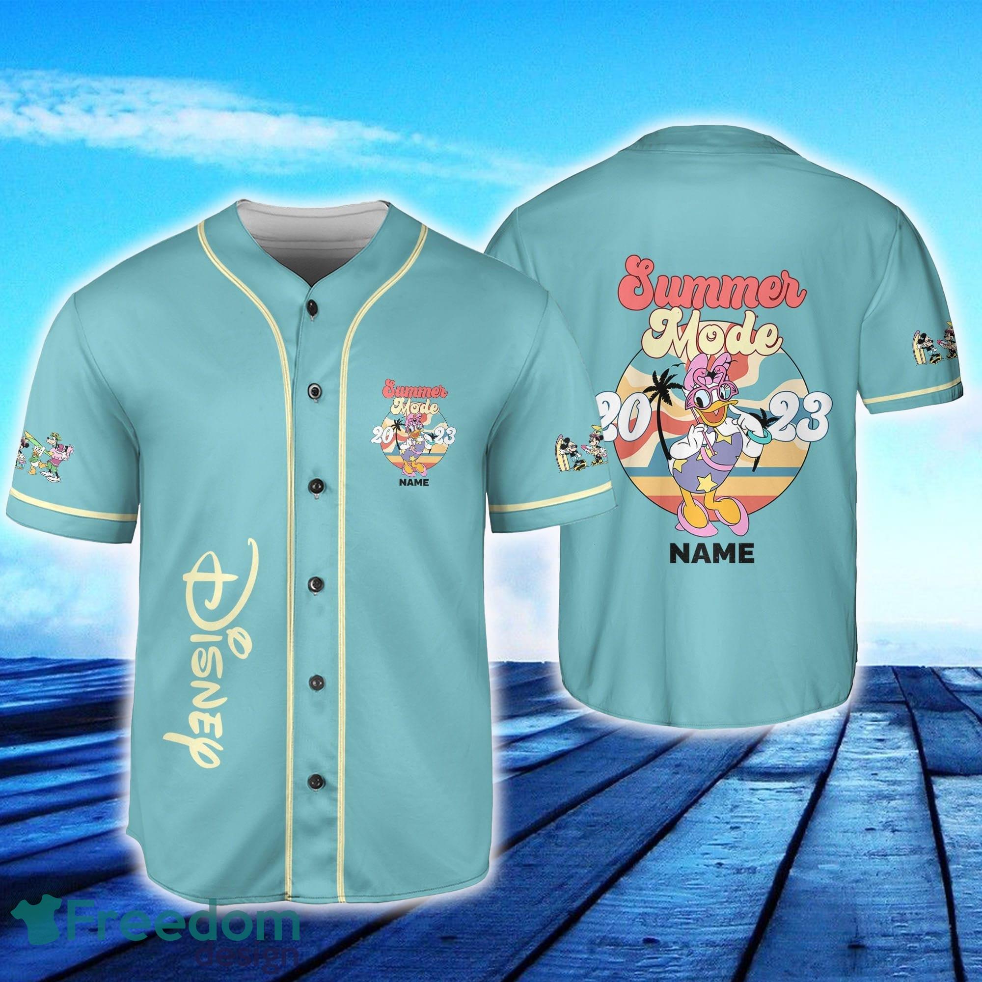 Custom Name Donald Baseball Disneyworld Disney Vacation Summer Trip Family  Hawaiian Shirt For Fans - Freedomdesign