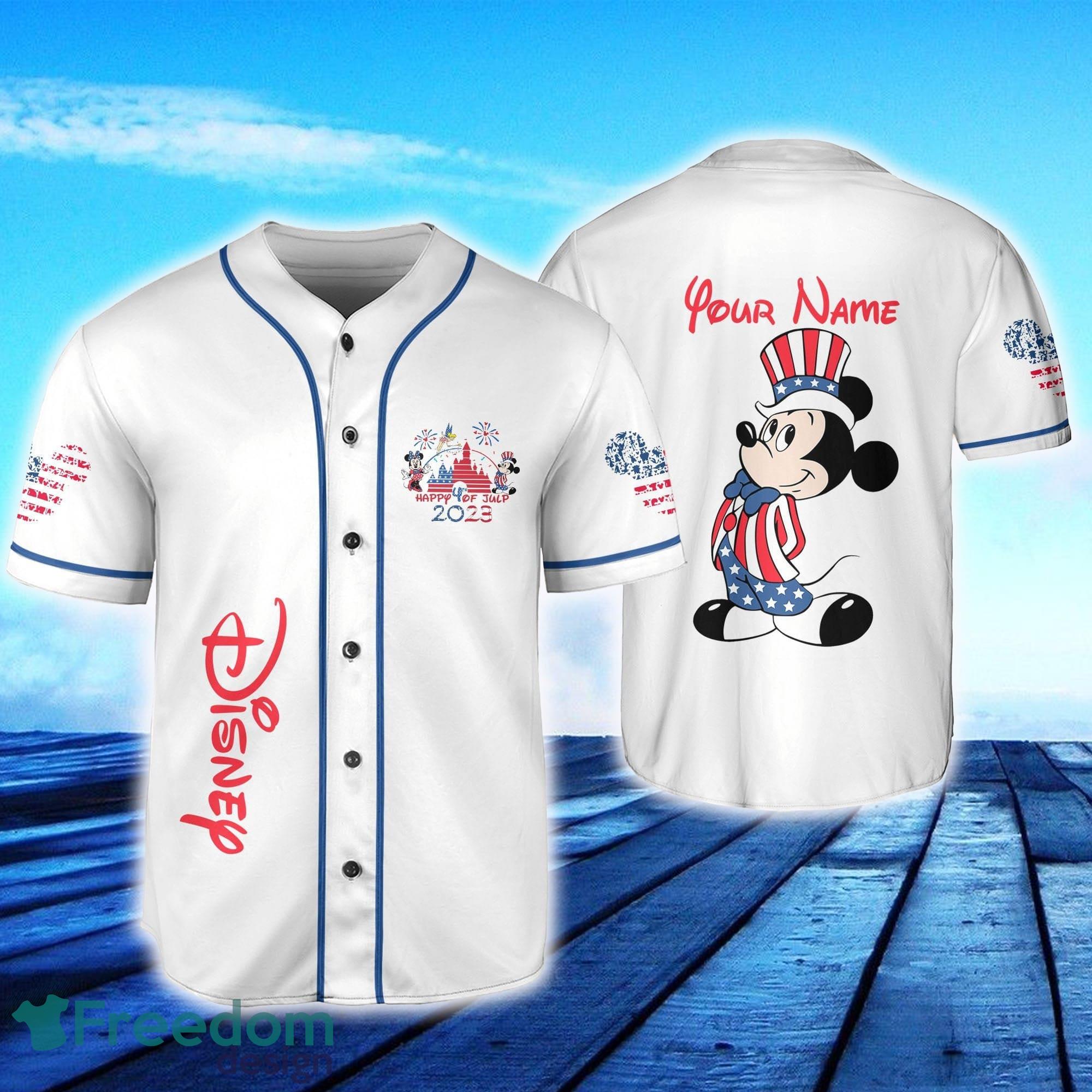 Personalized Boston Red Sox Mickey Mouse Disney Unisex 3D Baseball Jersey -  Bring Your Ideas, Thoughts And Imaginations Into Reality Today