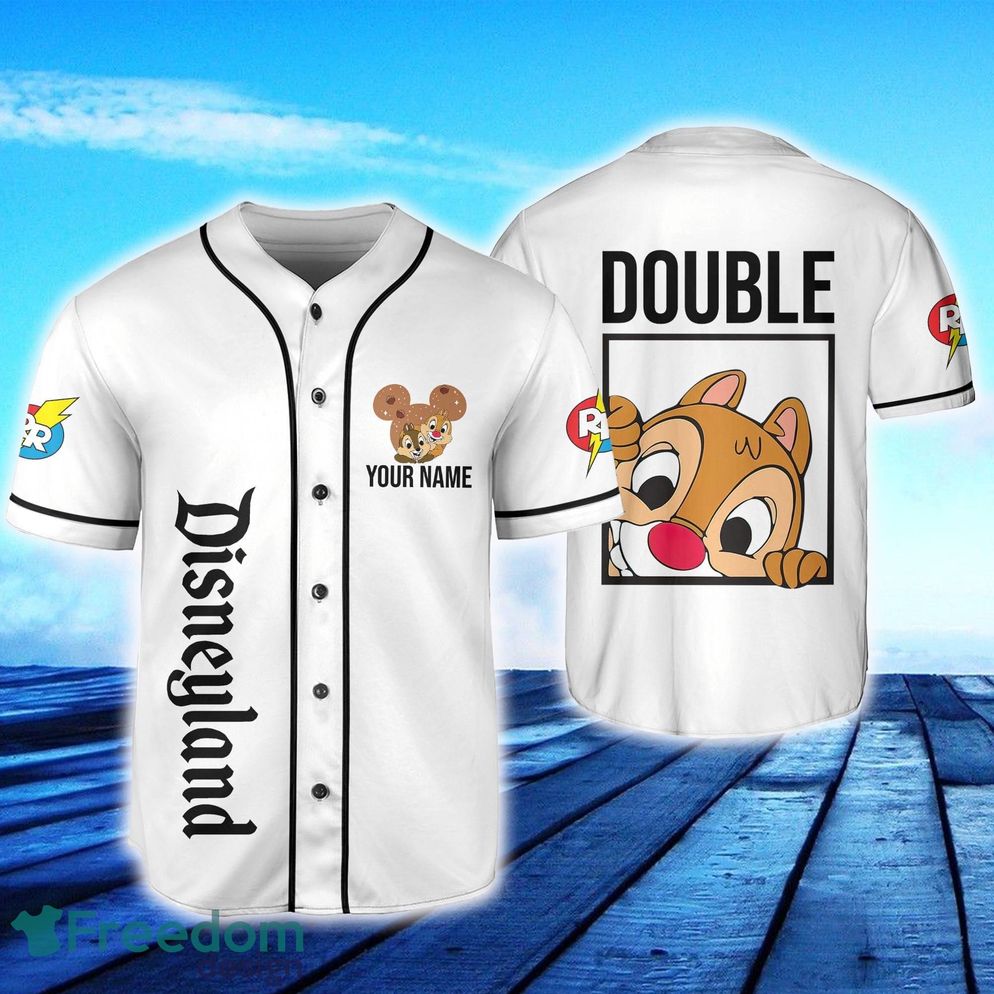 Disneyland Chip And Dale Double Custom Name Baseball Jersey Disney Men And  Women Gift For Fans - Freedomdesign
