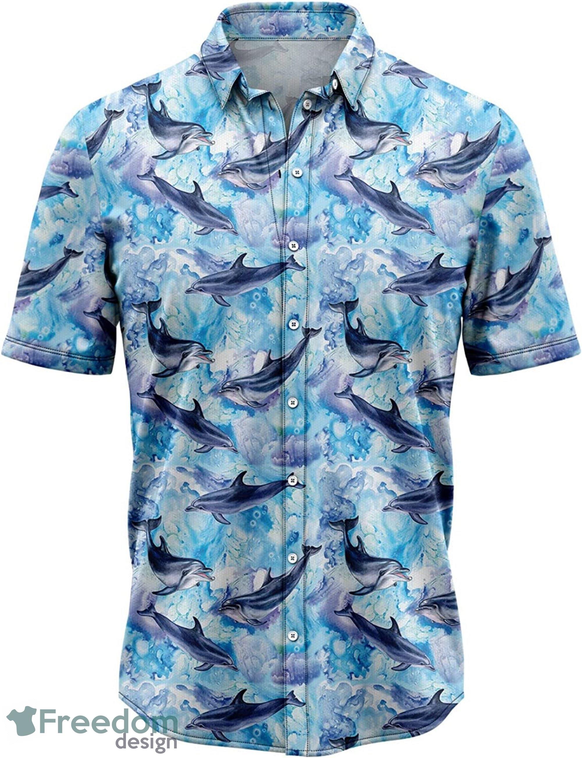 Tropical Shark Ocean Hawaiian Shirt