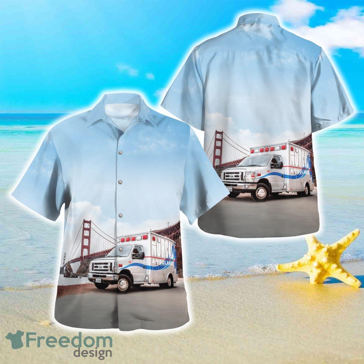 Dublin, California, NORCAL Ambulance Hawaiian Shirt Best Style For Men Women Product Photo 1