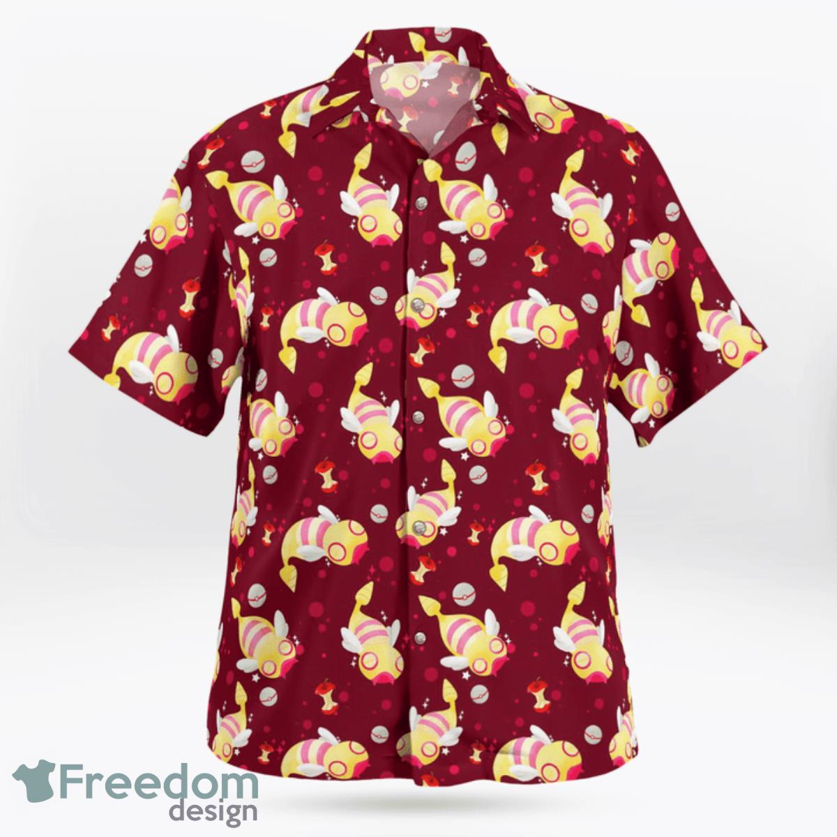 Dunsparce Pokemon Hawaiian Shirt And Short For Fans Product Photo 2