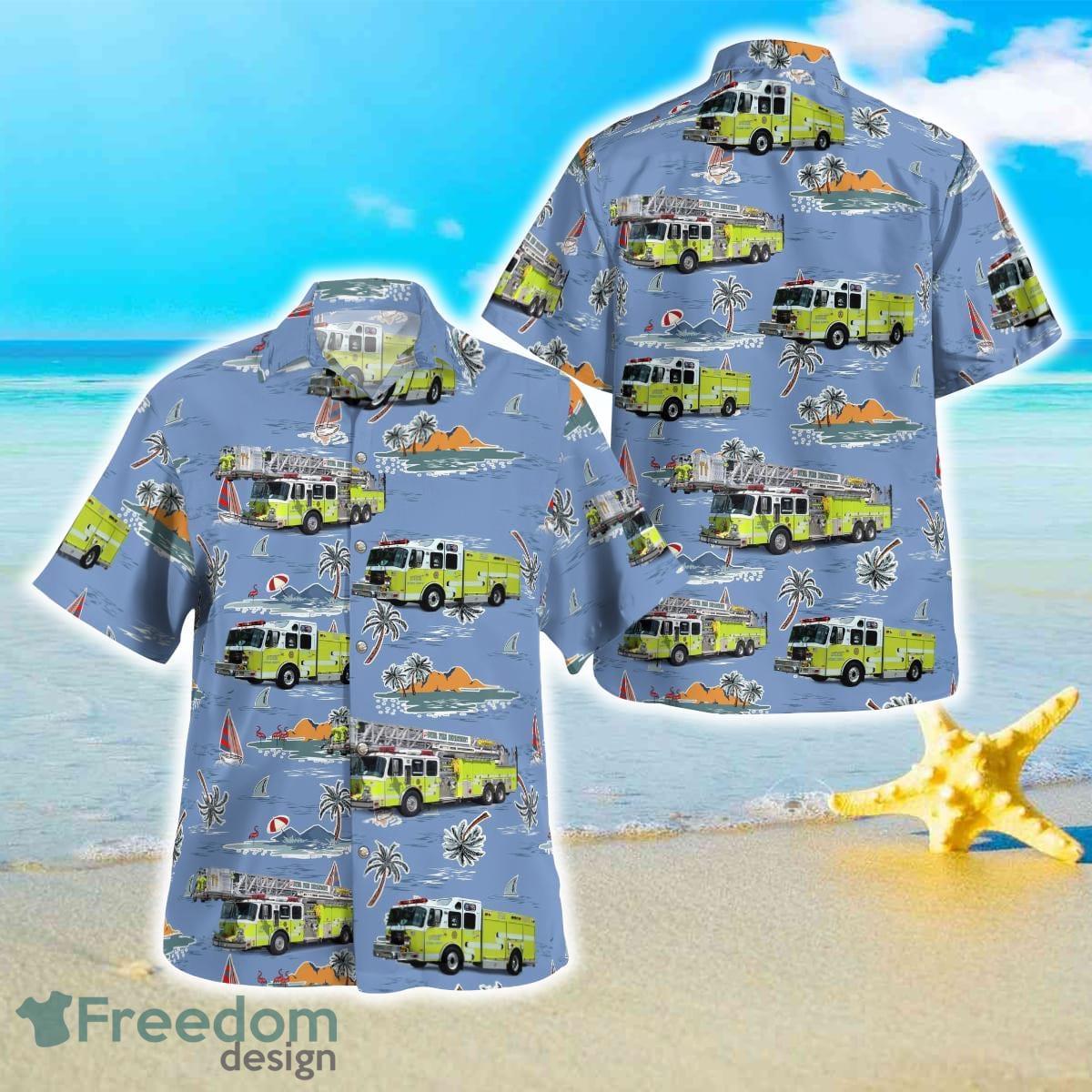 Dyer Indiana Fire Department Hawaiian Shirt Best Style For Men And Women Product Photo 1