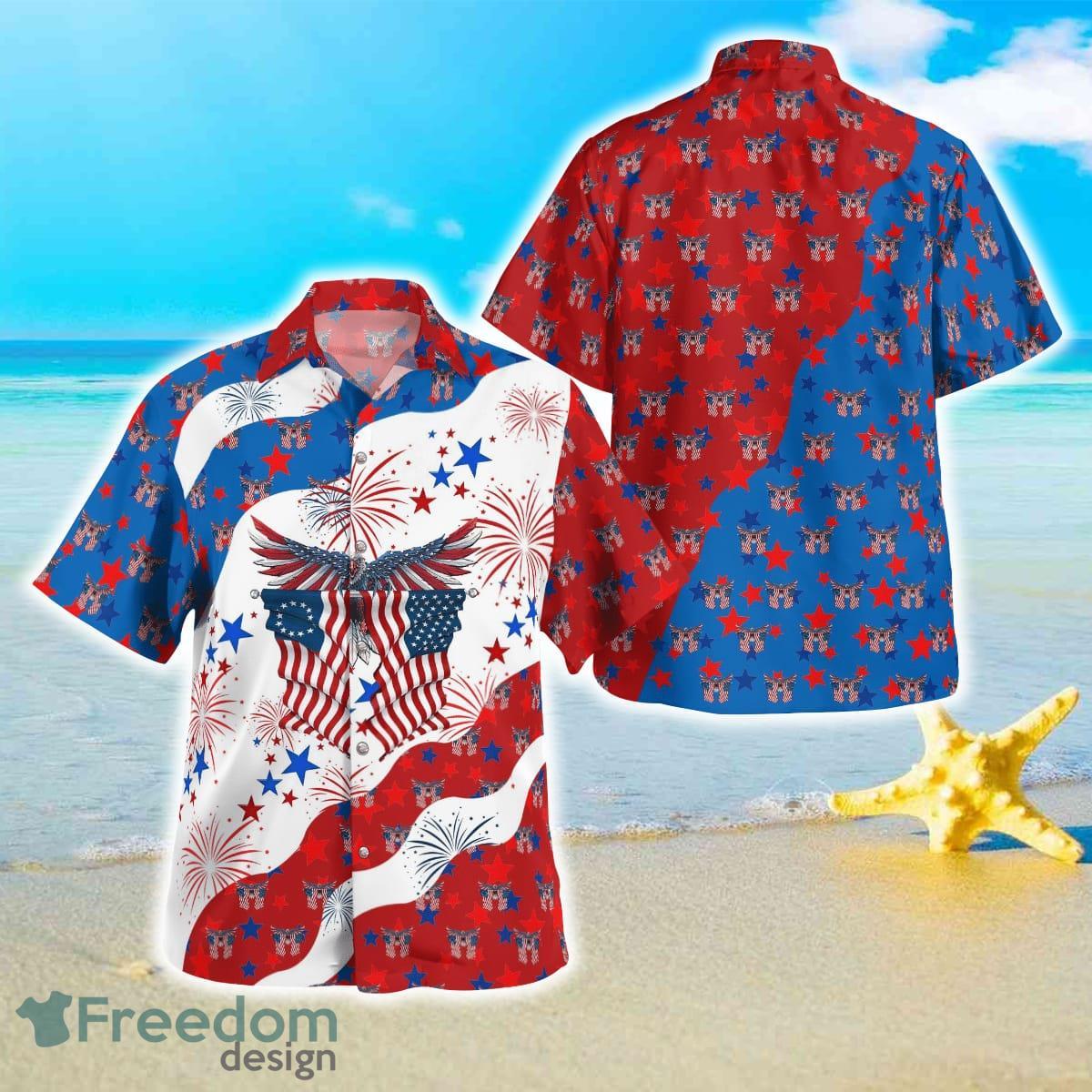 Eagle American Independence Day Hawaiian Shirt Best Style For Men And Women Product Photo 1