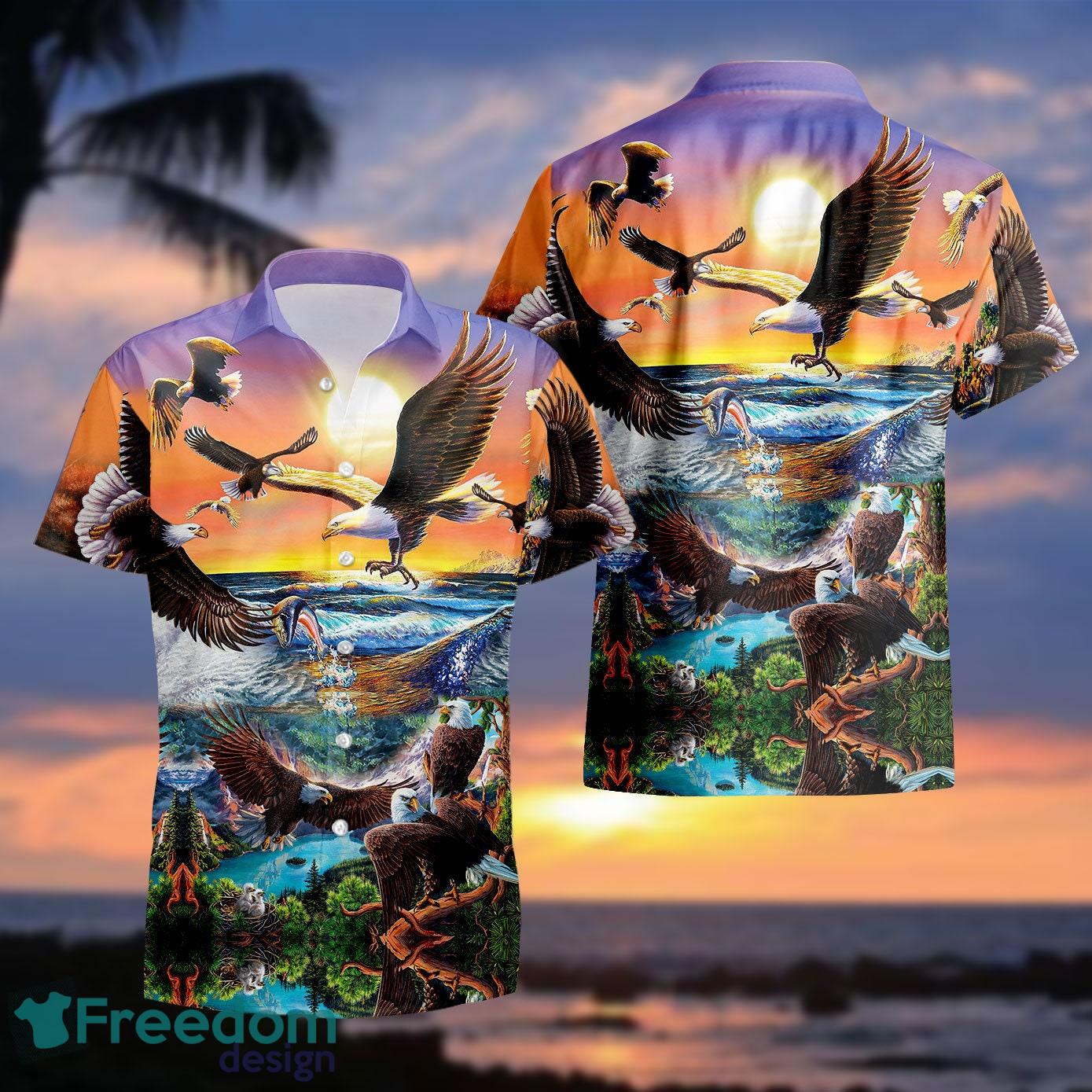 Men's Aloha Shirt Bird Of Paradise Hibiscus Hawaiian Shirt - Trendy Aloha