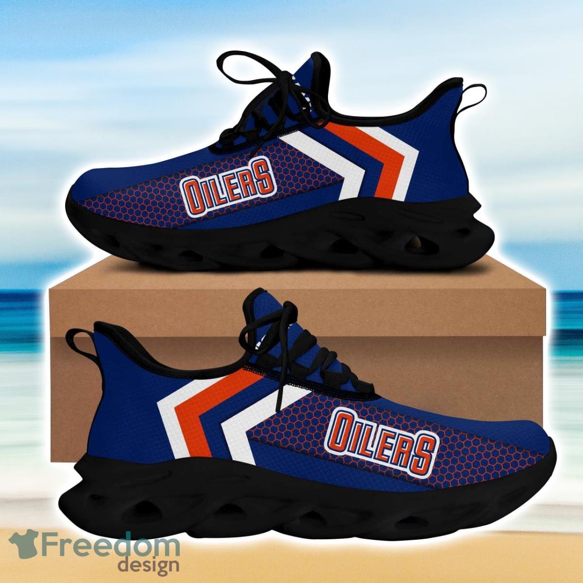 Edmonton Hockey Oilers Max Soul Sneakers Running Sport Shoes Custom Name Product Photo 1