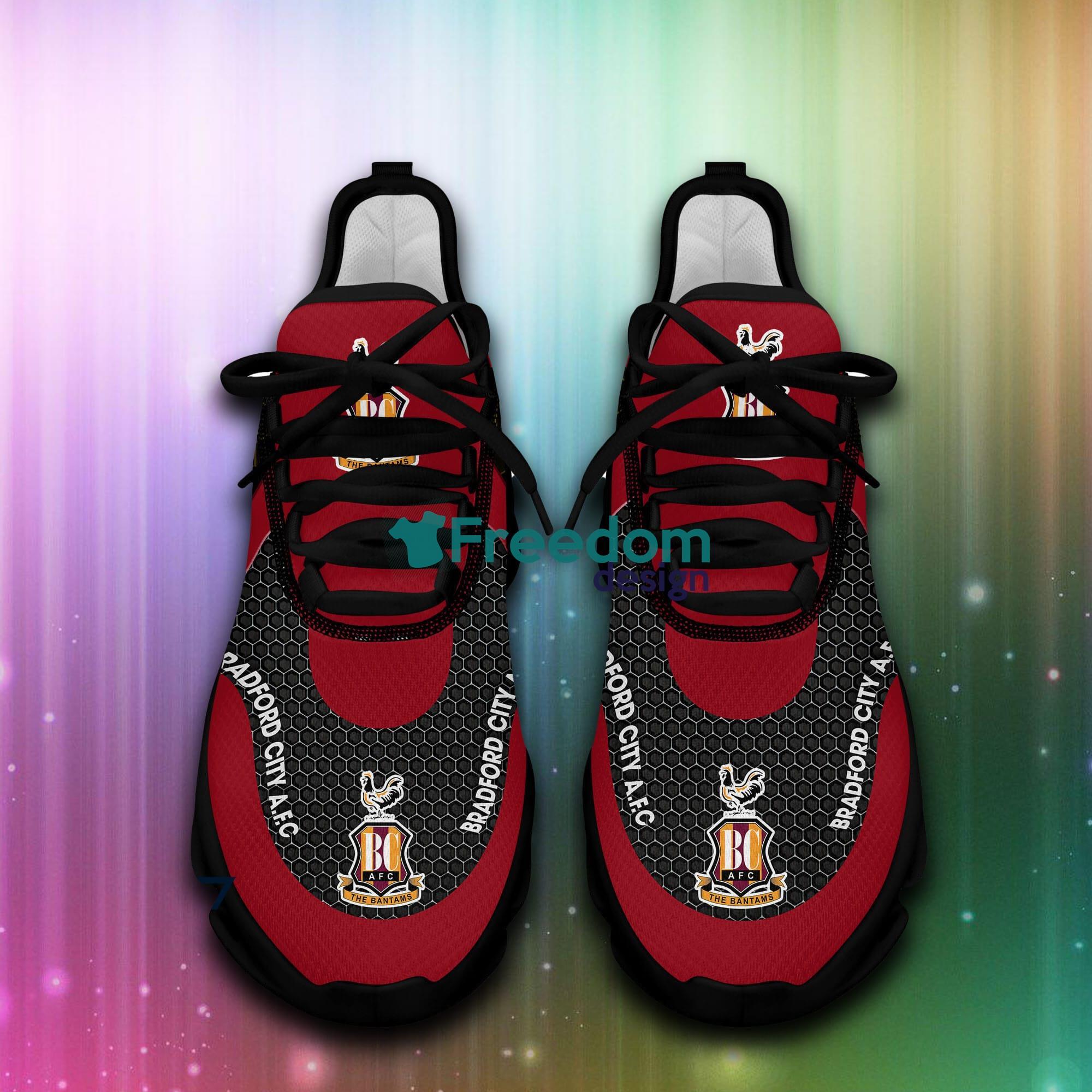 EFL Bradford City Sport Shoes Max Sneakers Men And Women For Fans Gift - Bradford City_7 EFL Bradford City Sport Shoes Max Sneakers Men And Women For Fans Gift - Bradford City_7