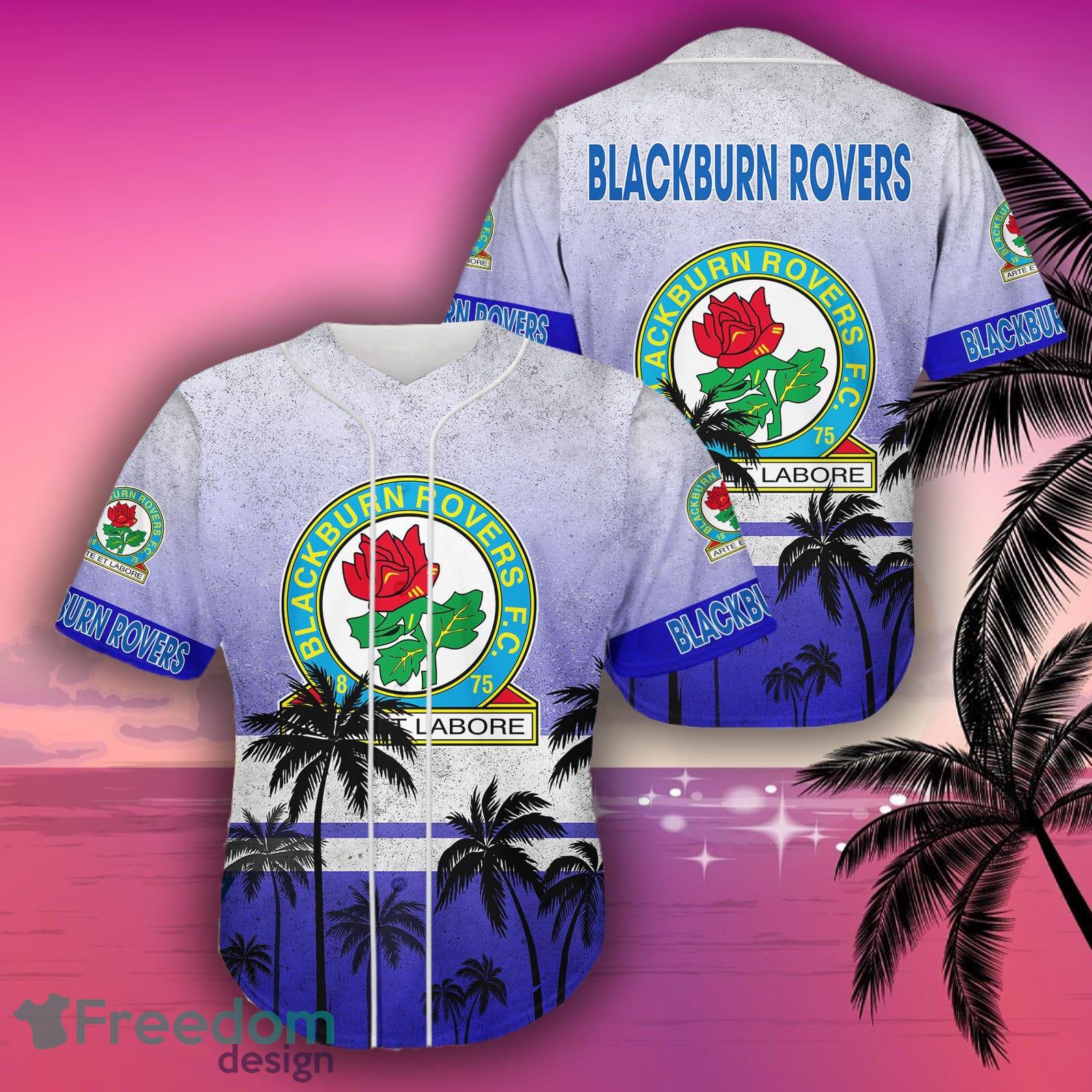 EFL Logo Style Coconut Blackburn Rovers Fans Jersey Baseball Shirt -  Freedomdesign