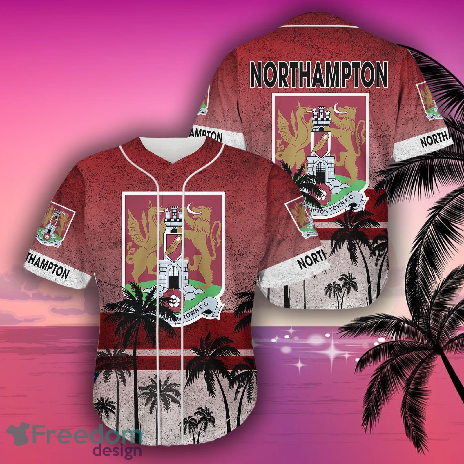 Captain Morgan Baseball Jersey Coconut Tree Pattern