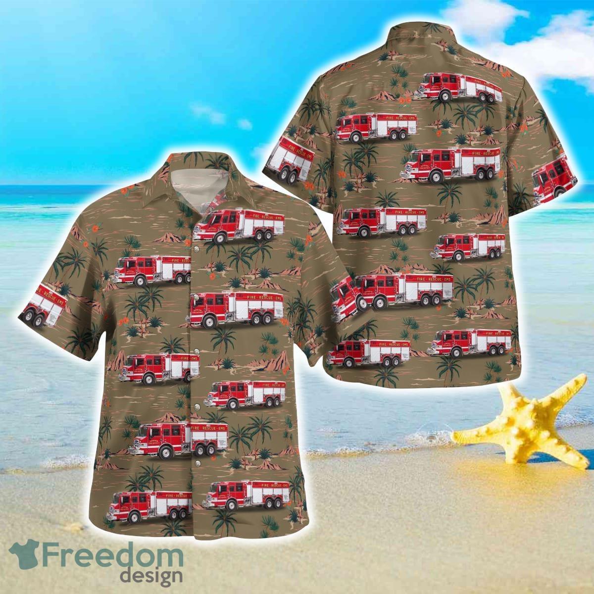 Estacada, Oregon, Estacada Rural Fire Dist 69 Hawaiian Shirt Best Style For Men And Women Product Photo 1