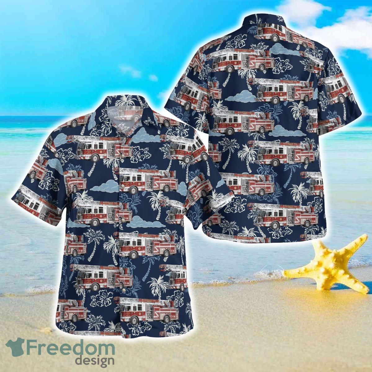 Everson, Pennsylvania, Everson Volunteer Fire Company Hawaiian Shirt Best Style For Men And Women Product Photo 1