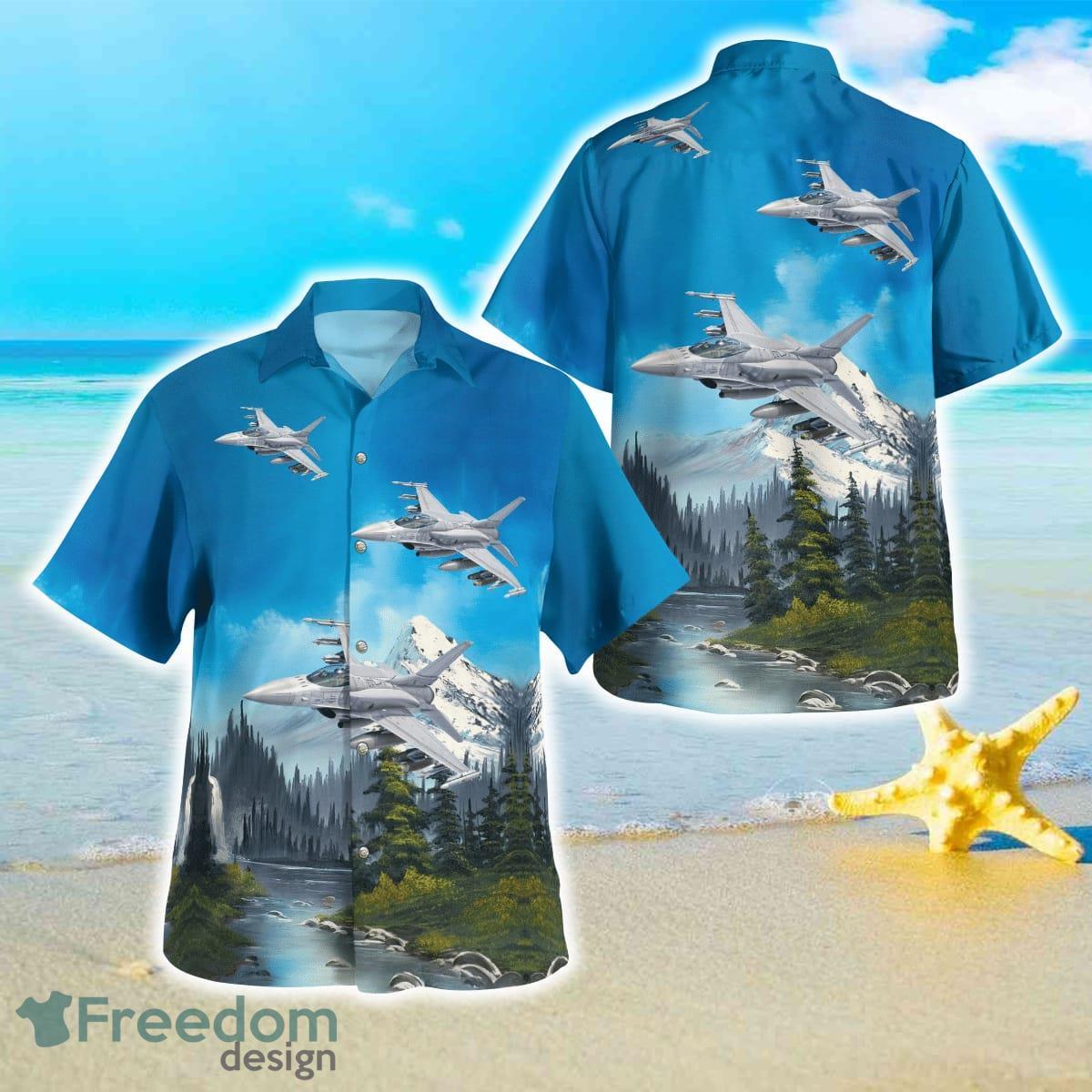 F-16 Fighting Falcon Hawaiian Shirt Best Style For Men And Women Product Photo 1