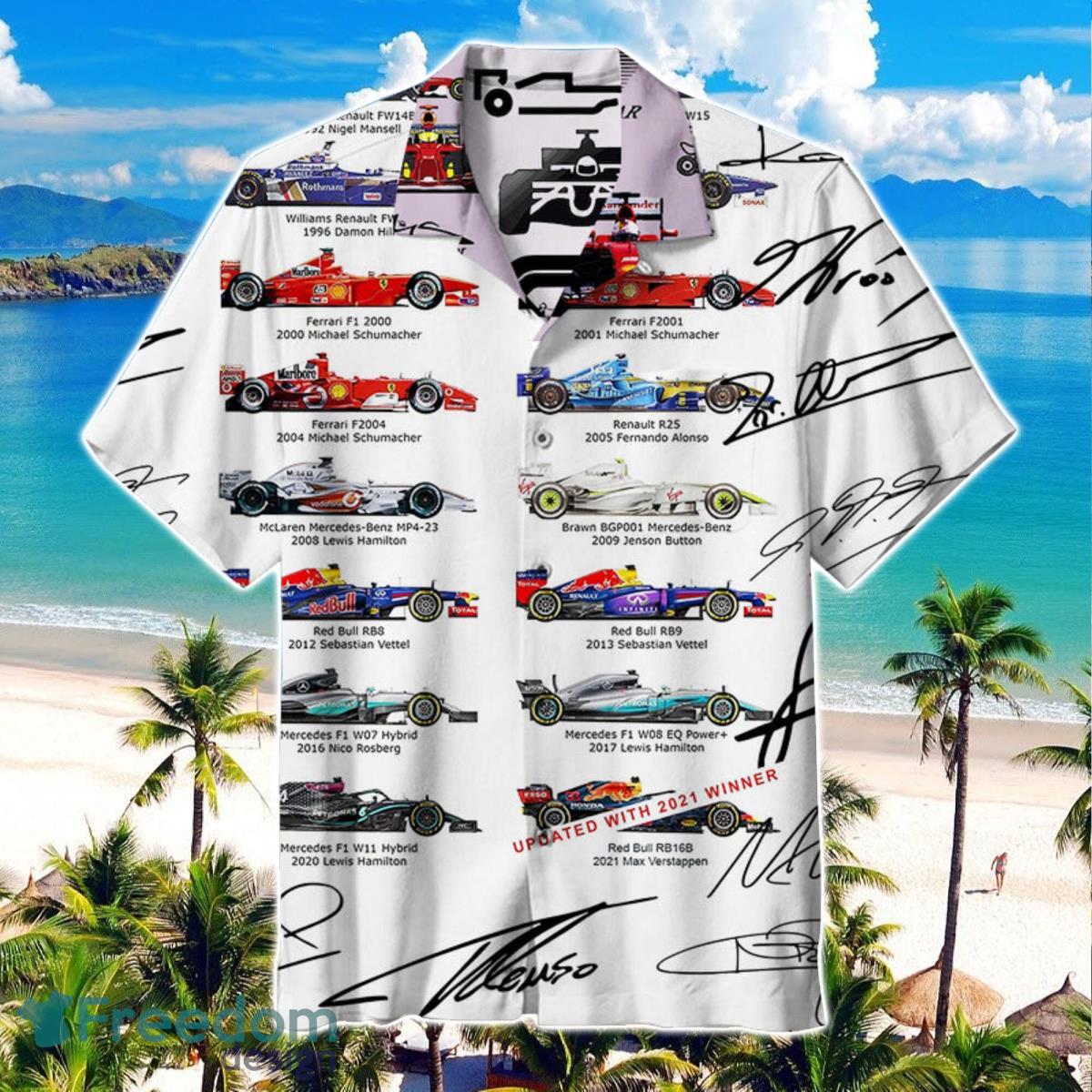 F1 World Champions Lovers Hawaiian Shirt Product Photo 1