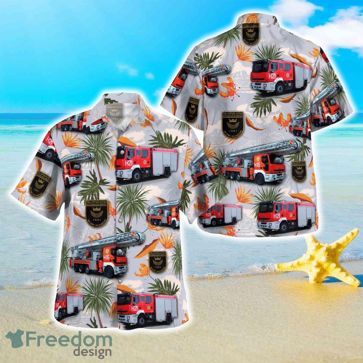 Finland Fire Department Hawaiian Shirt Best Style For Men Women Product Photo 1