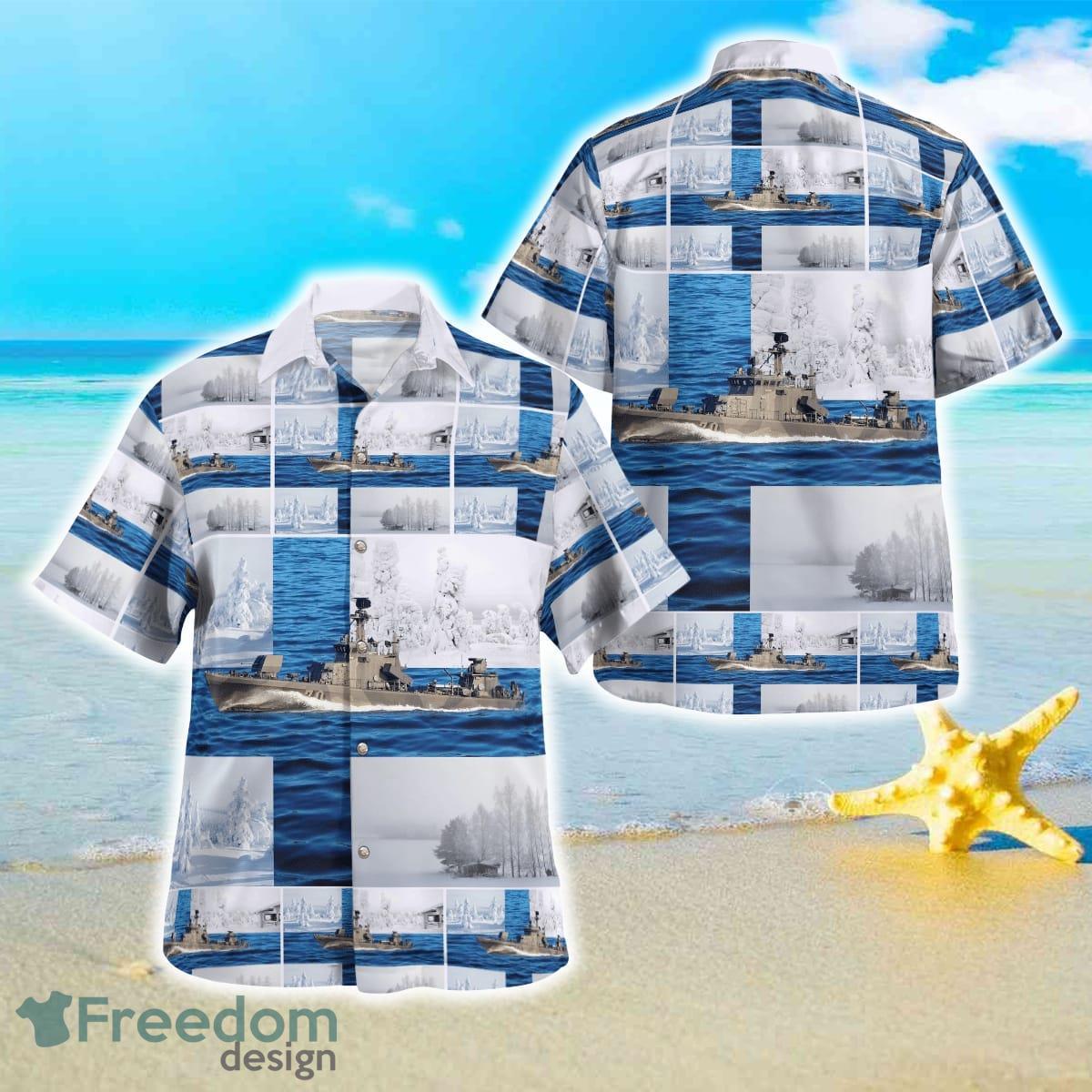 Finnish Navy Rauma 70 Hawaiian Shirt For Men Women Product Photo 1