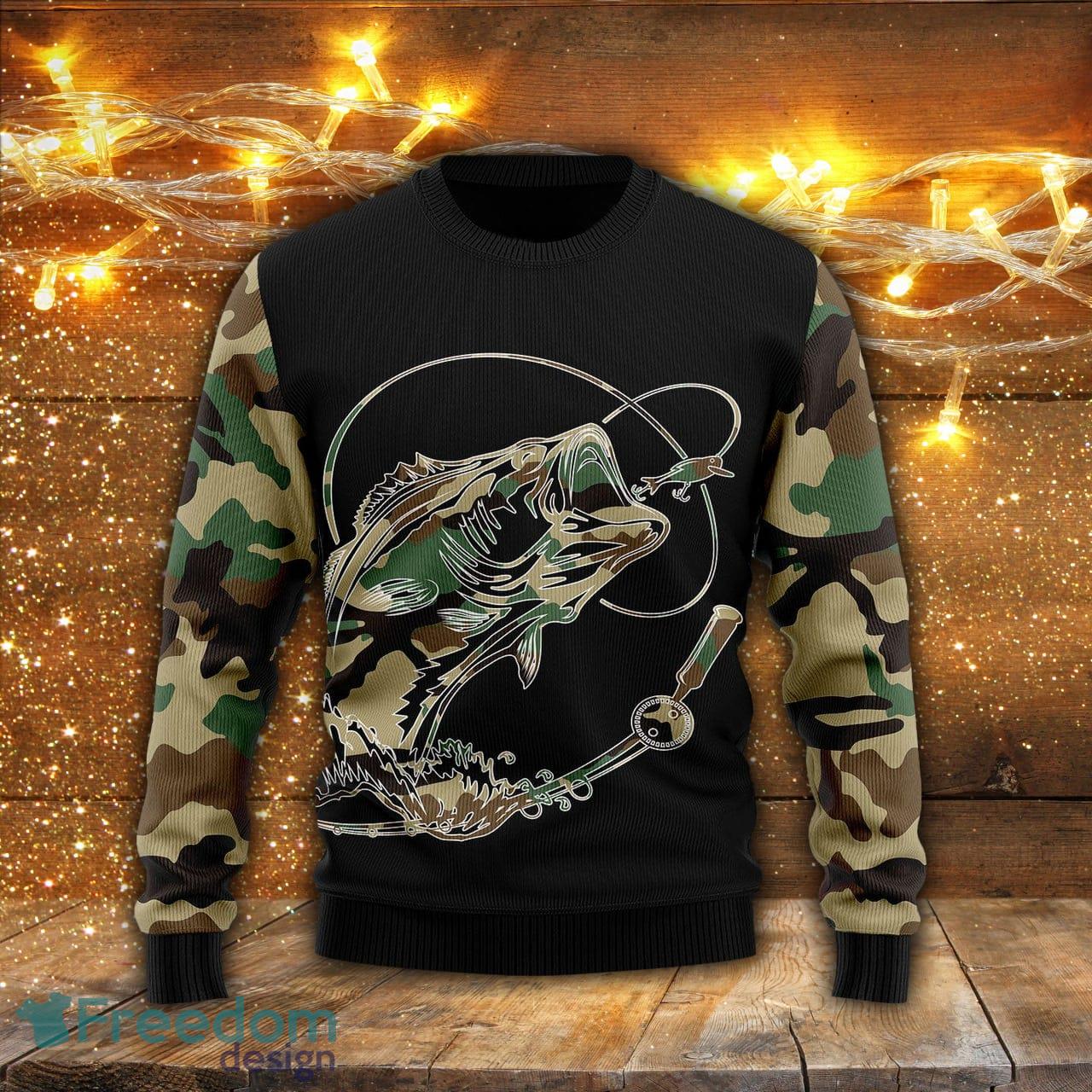 Fishing Dad Ugly Christmas Sweater Men And Women Gift For
