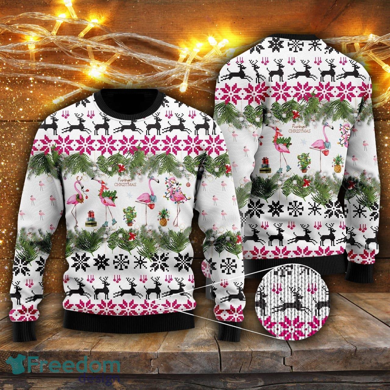 Flamingo Christmas Ugly Christmas Sweater Style 1 Men And Women Gift For  Christmas - Freedomdesign