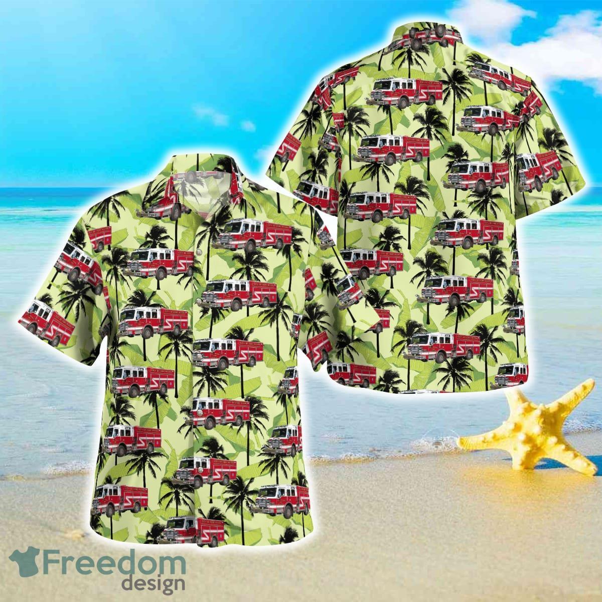 Florida, Fort Myers Fire Department Hawaiian Shirt Best Style For Men Women Product Photo 1