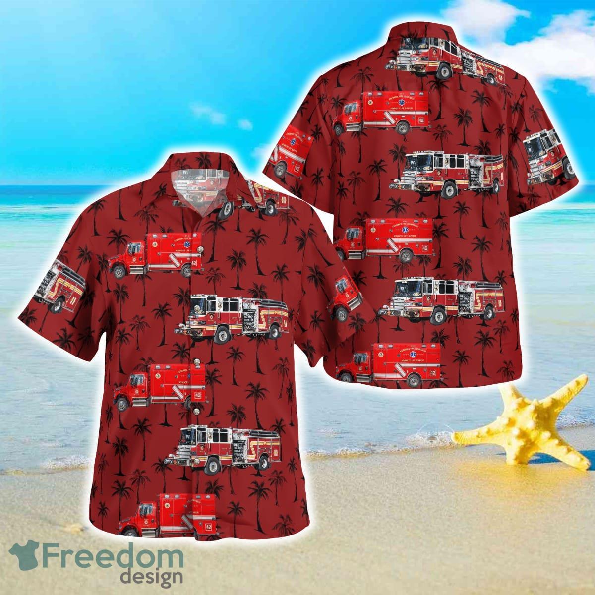 Florida Kissimmee Fire Department Hawaiian Shirt For Men Women Product Photo 1