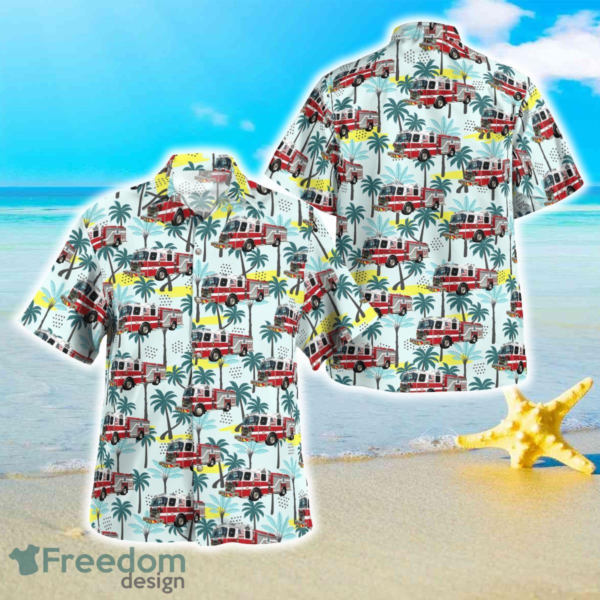 Florida, Oldsmar Fire Rescue Department Hawaiian Shirt Best Style For Men Women Product Photo 1