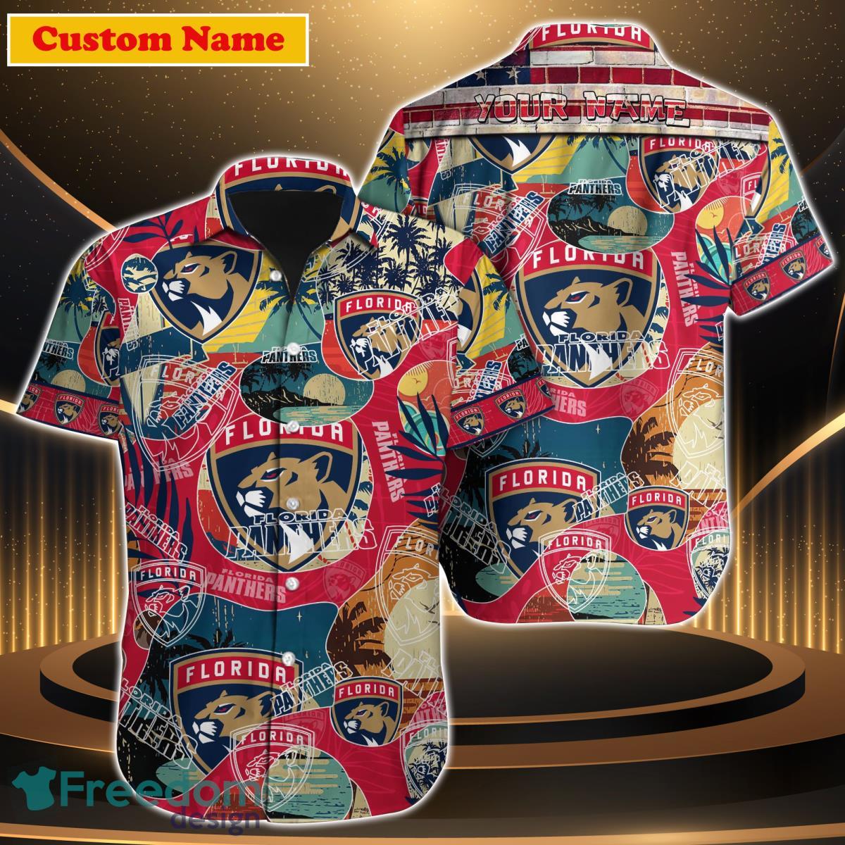 Florida Panthers NHL Custom Name Hawaiian Shirt For Men Women Special Gift For Fan Product Photo 1