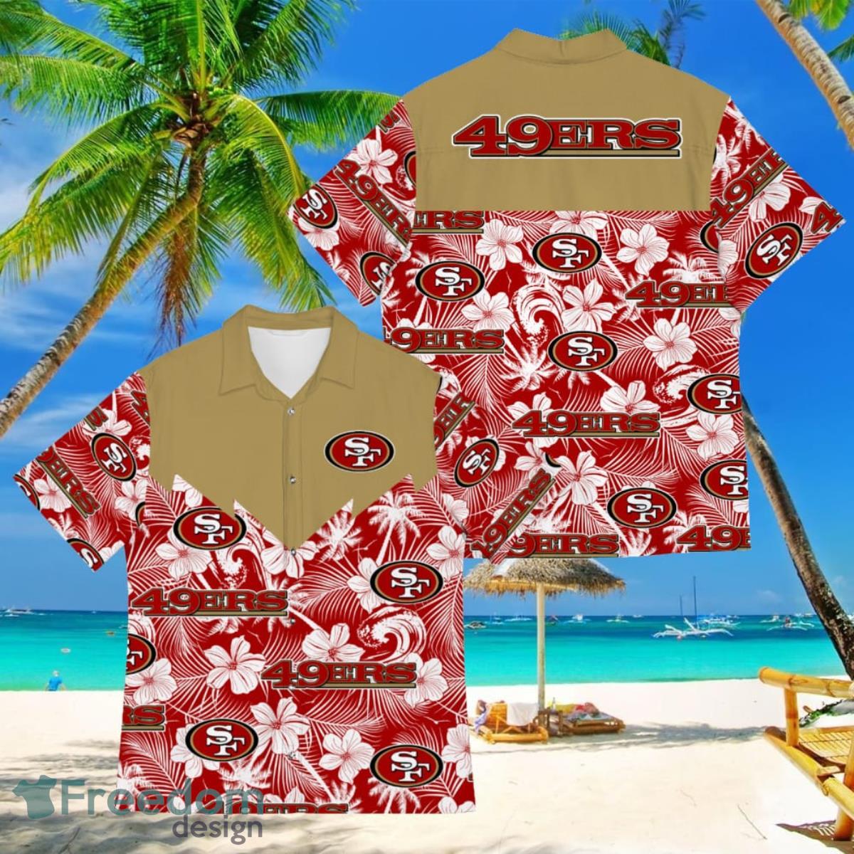 Nfl San Francisco 49ers Hawaiian Shirt Skull Pattern All Over Print