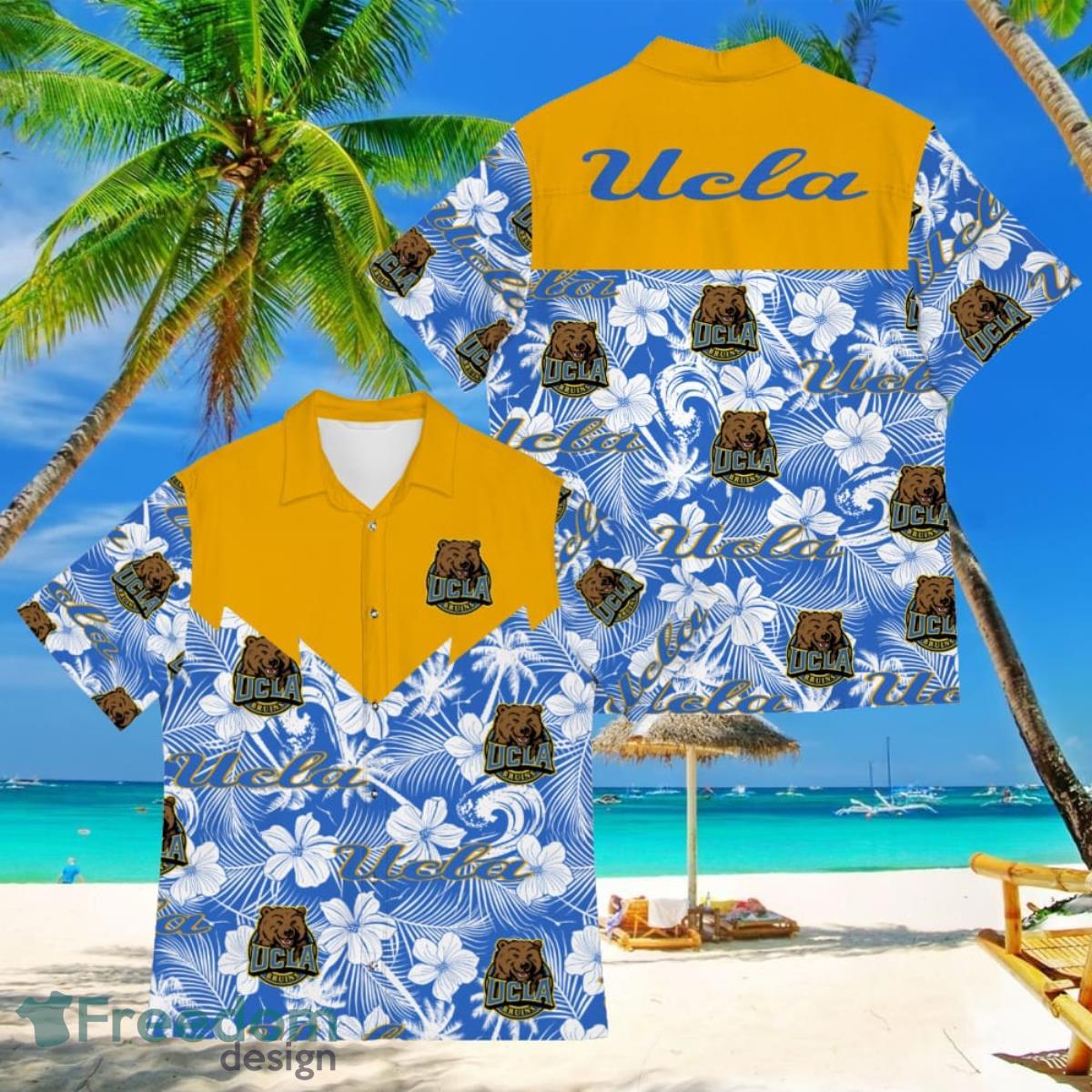 Football American Hawaii Shirt Tropical Beach Tree UCLA Bruins Product Photo 1